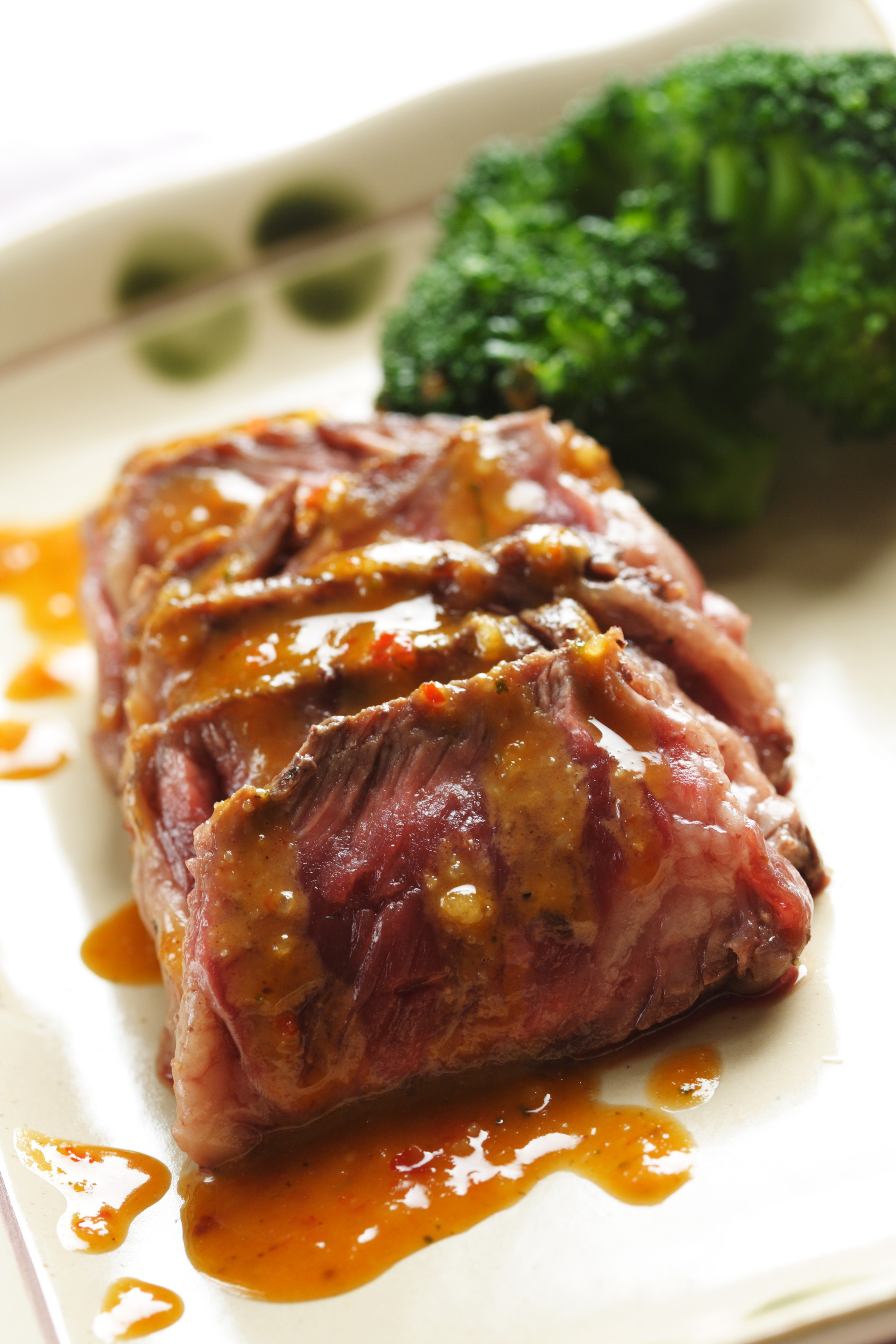 corned beef glazed with apricot