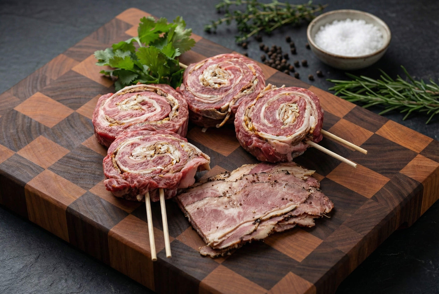 Mush Steak Pinwheel