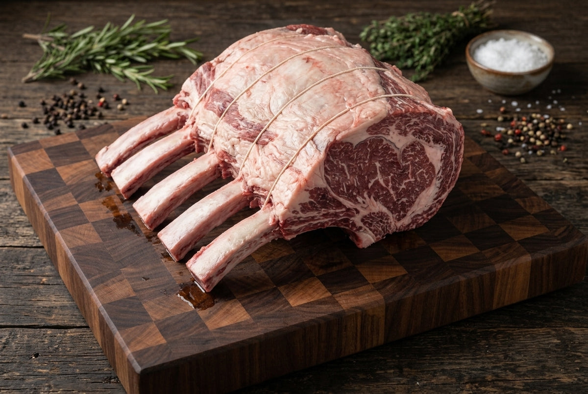Rib Roast On Rack