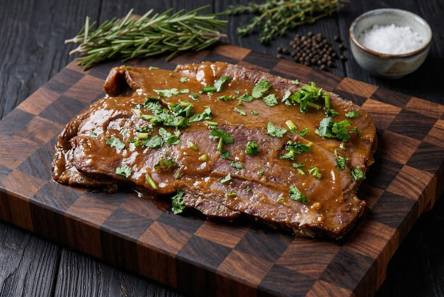 Beef Brisket Sliced With Gravy