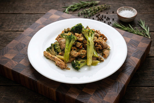 Cooked Chicken With Broccoli