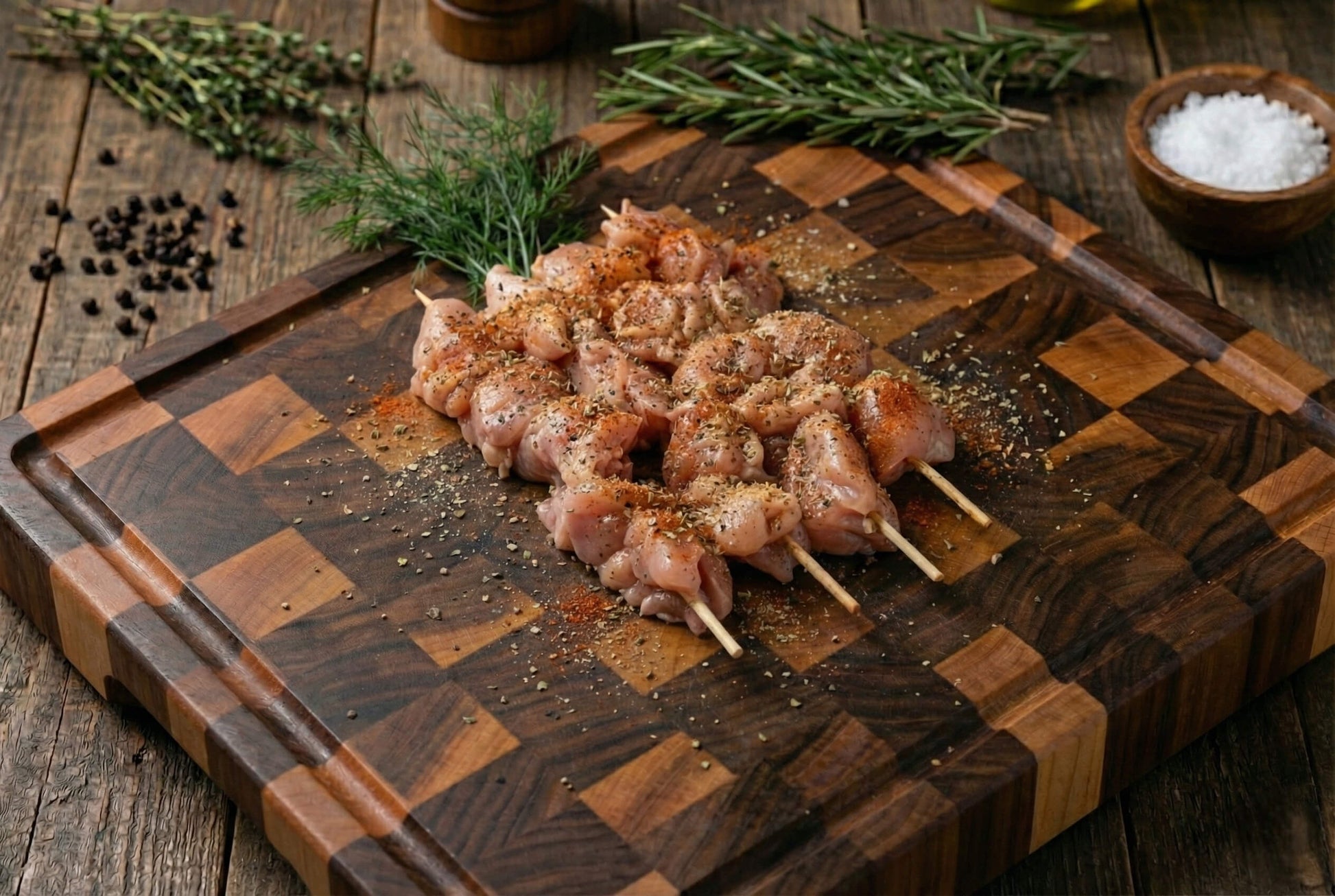 Chicken Shish Kabobs Dark Meat