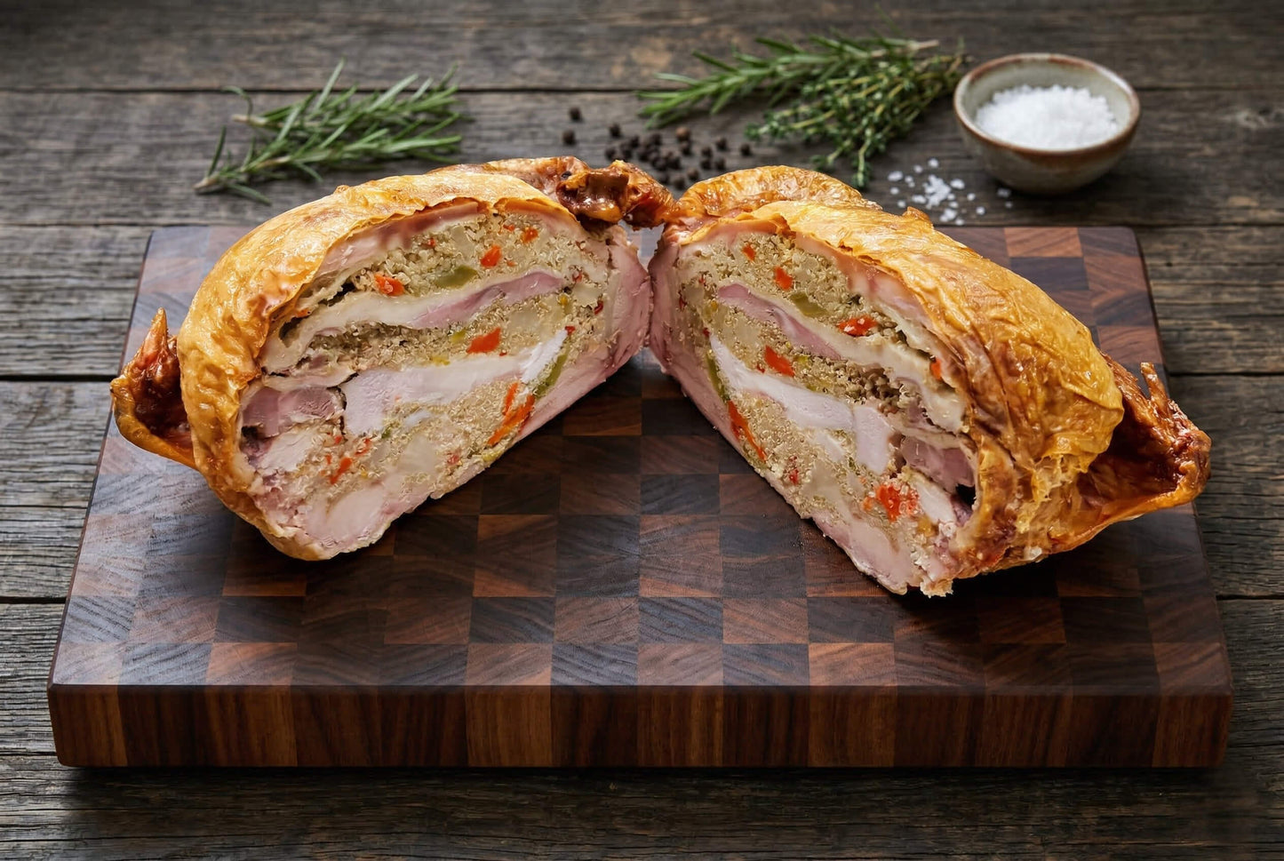 Cooked Whole Turducken