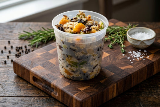 Wild Rice with Dried Apricots/Plums/Cranberries Stuffing (Gf)