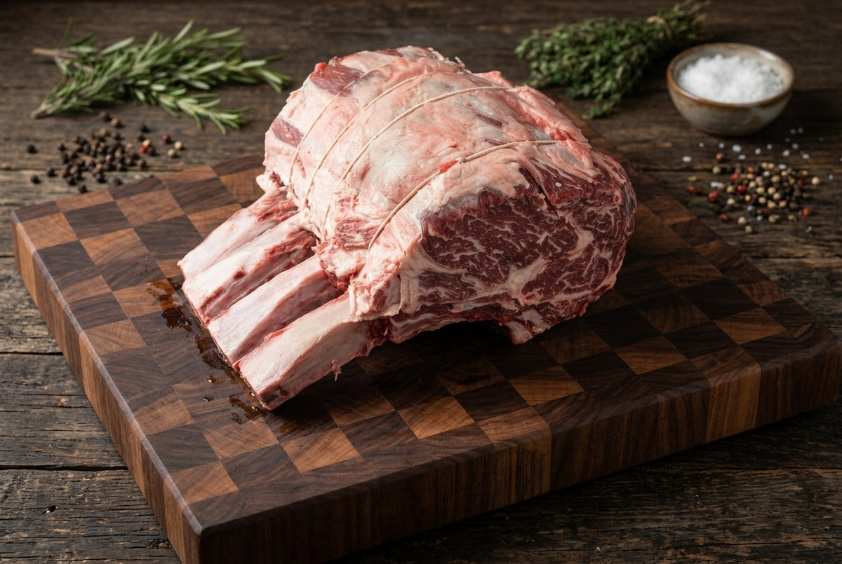 Rib Roast On Rack