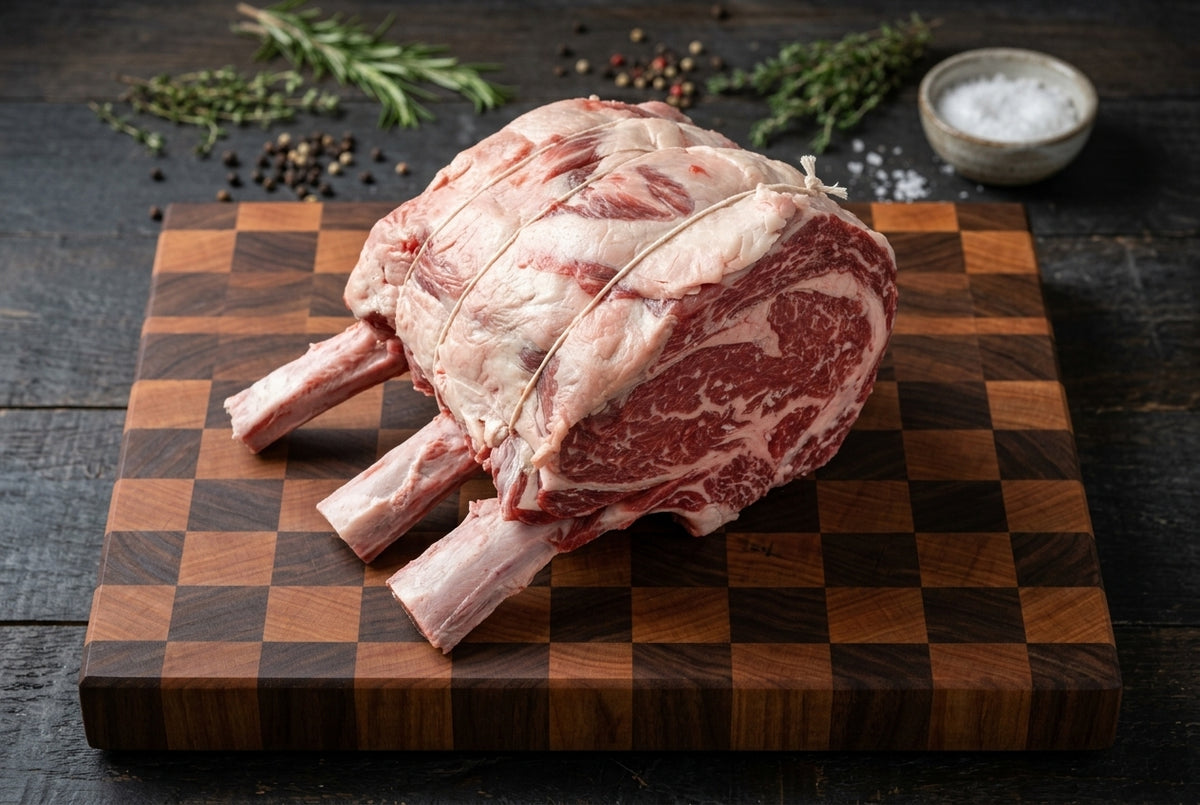 Rib Roast On Rack
