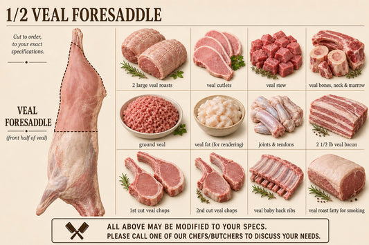 1/2 Veal Foresaddle
