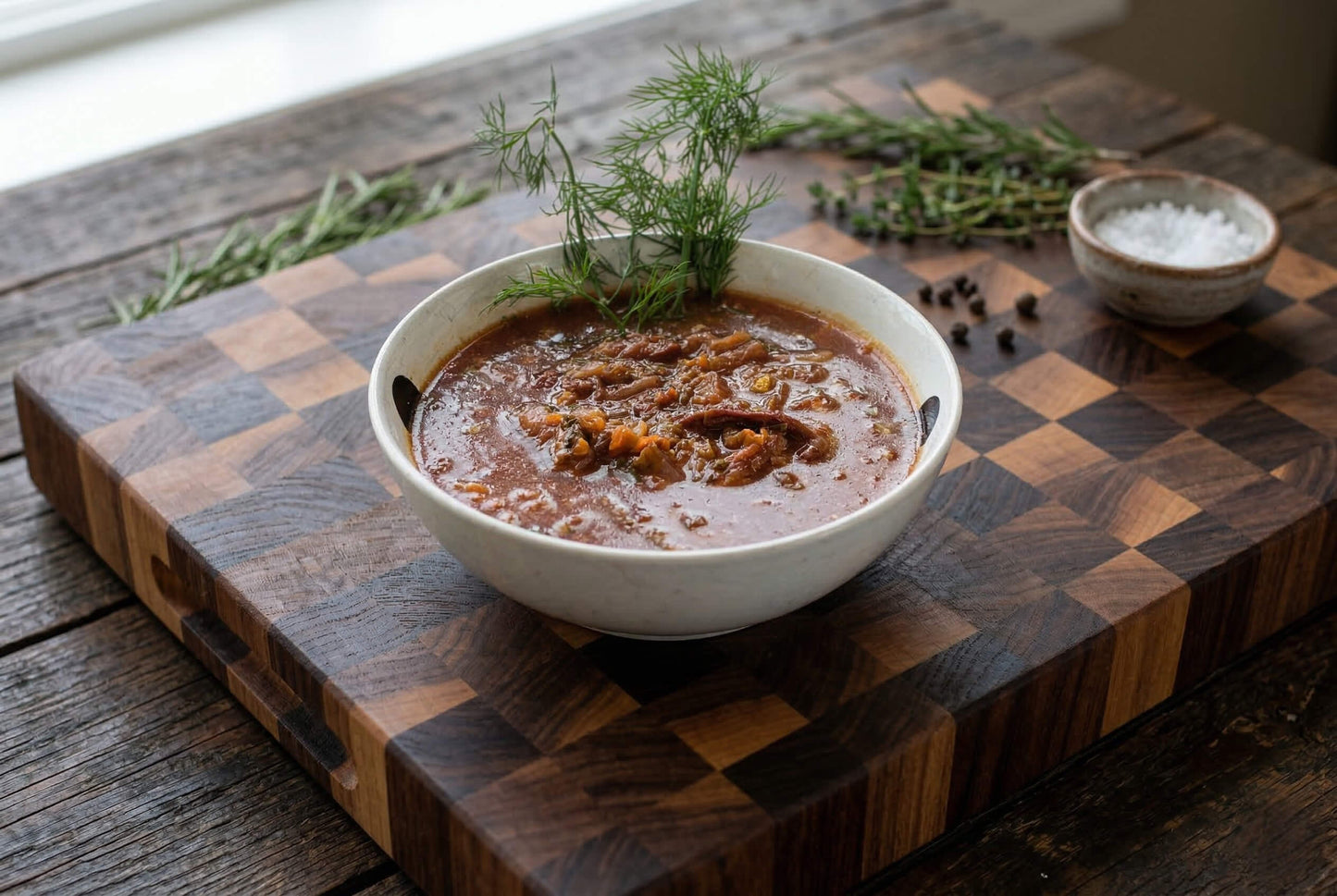 Ukranian Borscht With Flanken