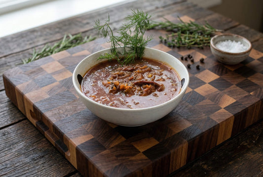Ukranian Borscht With Flanken