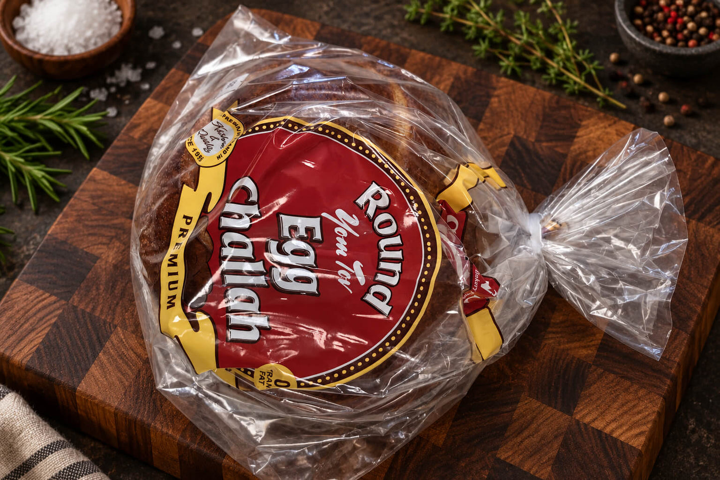 Premium Round Double Egg Challah