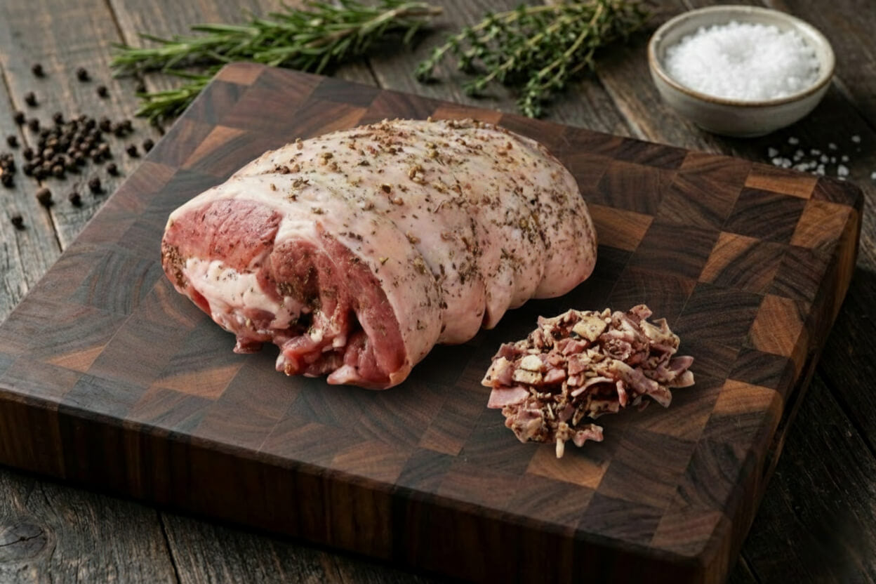 Stuffed Lamb Shoulder Roast