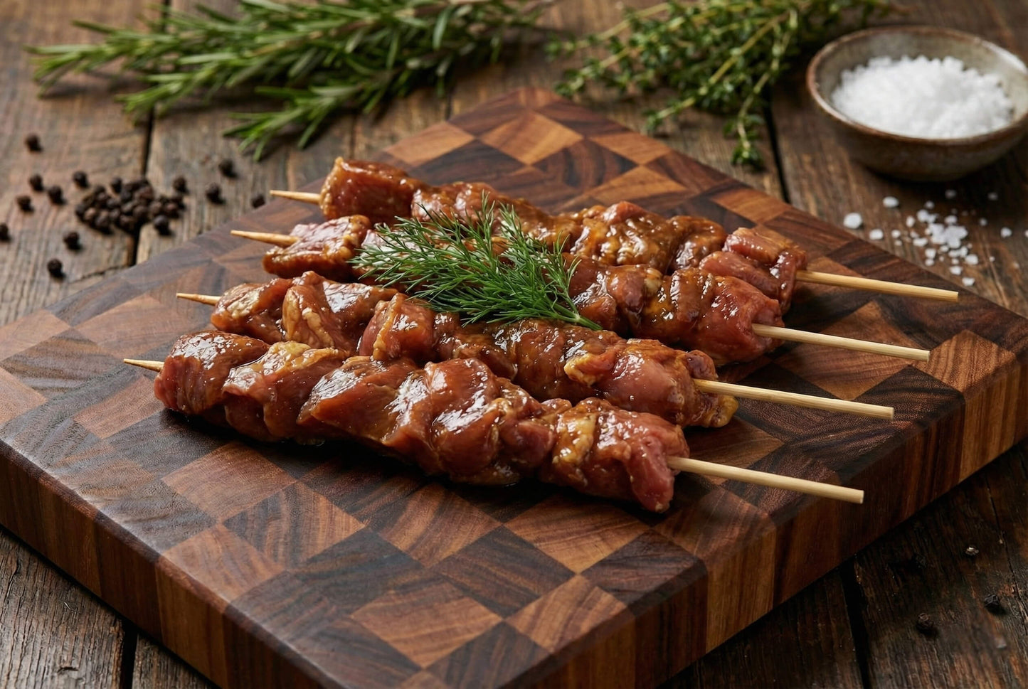 Turkey Shish Kabobs Dark Meat Marinated