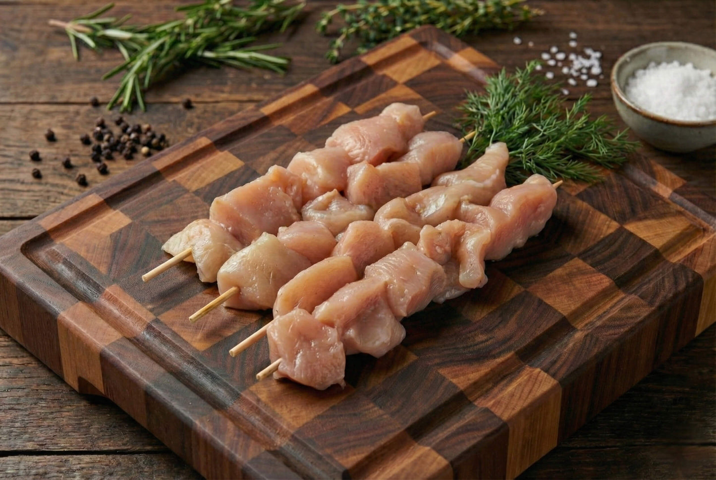 Turkey Shish Kabobs White Meat