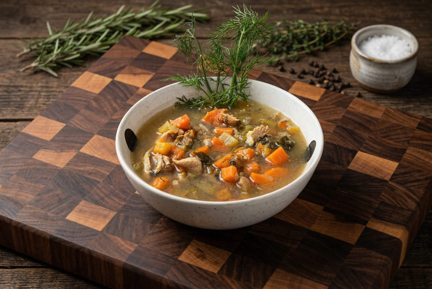 Winter Chicken Vegetable Soup
