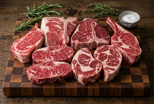 American Kobe Aged Steaks Sampler